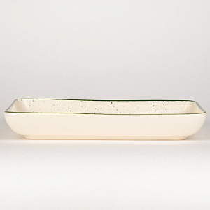 Блюдо сервировочное 23х15см CERA TALE Авокадо глазурованная керамика 000000000001210420