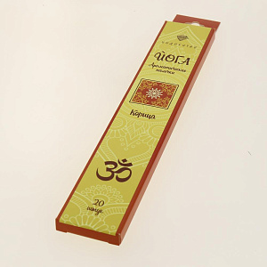 2010 Палочки "ЙОГА" про-во Россия   20шт .Используются для ароматизации помещений. Аромат корица 000000000001177079