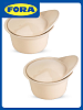 Набор горшков для запекания 2шт 13см/200мл FORA cream керамика