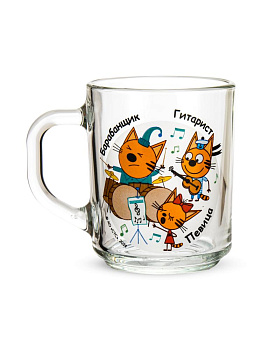 Набор детской посуды 3 предмета ND PLAY Три кота Профессии стекло 000000000001224690