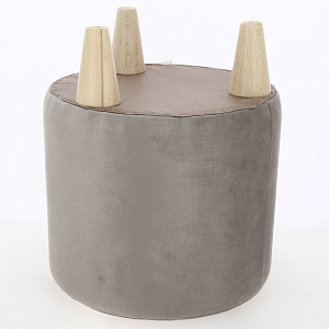 Пуф круглый на ножках Манхэттен Bingo Java 000000000001214172