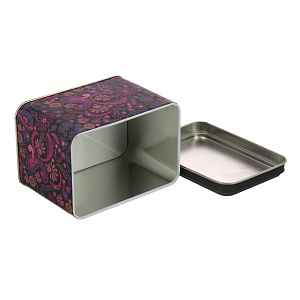 Банка для сыпучих продуктов 400мл НОВЫЙ АРГУМЕНТ Бута лиловая жестяная 000000000001102865