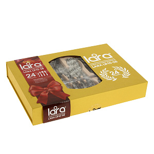 Набор столовых приборов Lara, нержавеющая сталь, 24 предмета 000000000001163474