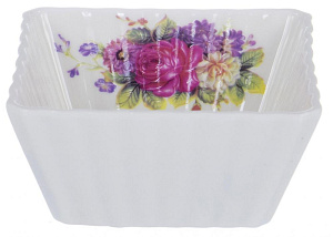 Набор фигурных салатников 2шт 10см ПОСУДА подарочная упаковка 000000000001177577