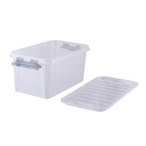 Ящик с крышкой 10л ПОЛИМЕРБЫТ ПРОФИ КОМФОРТ пластик 000000000001213089