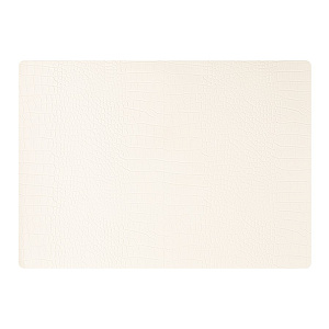 Салфетка сервировочная 45x32см DE'NASTIA Крокодил белый ПВХ 000000000001214096