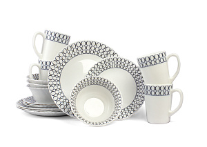 Набор столовой посуды 16 предметов FARFORELLE Верона стеклокерамика Набор столовой посуды 16 предметов FARFORELLE Верона стеклокерамика 000000000001216074