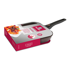 Сковорода Гриль 28х28см RONDELL Kortado литой алюминий 000000000001200985