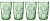 ROMANTIC Набор стаканов 4шт 340мл зеленый BORMIOLI ROCCO стекло 000000000001206449