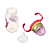 Бутылочка с соской от 6 месяцев Микки и Минни  Lubby&Disney baby, 250мл 000000000001135534