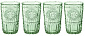 ROMANTIC Набор стаканов 4шт 340мл зеленый BORMIOLI ROCCO стекло