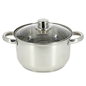 Кастрюля VITA со стеклянной крышкой, 20х11.5 см, 3.4л 000000000001153958