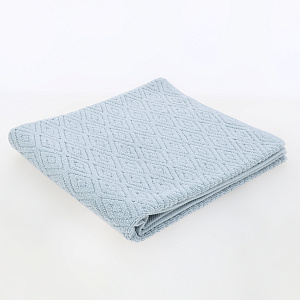 Полотенце махровое 70х130см СОФТИ Ромб светло-голубой хлопок 100% 000000000001214702