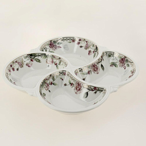 Менажница 4 секции 210мм Balsford СТЕФАНИЯ подарочная упаковка фарфор 176-42011 000000000001203912