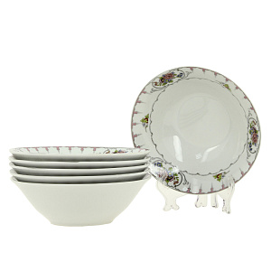 Столовый набор Венеция Коралл, 19 предметов 000000000001171318
