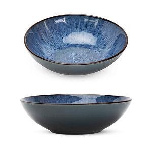 Набор столовой посуды 16 предметов бриз синий керамика 000000000001223322