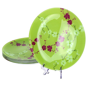 Столовый набор Kashima Green Luminarc, 19 предметов 000000000001062320