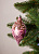 Набор новогодних украшений 2шт 13,8х6,5см Капля блестки розовая роза/нежно-розовый пластик 000000000001208655