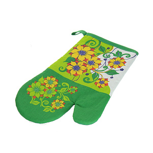 Прихватка-рукавица Полевые цветы Мультидом, хлопок 000000000001126864