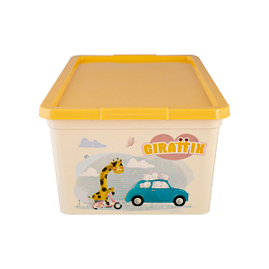 Коробка 5,5л ПОЛИМЕРБЫТ Giraffix пластик 000000000001213076