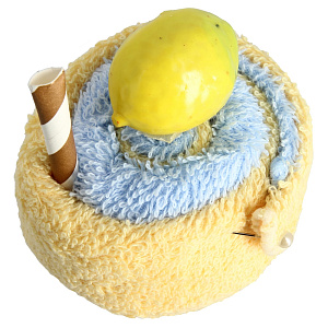 Полотенце Пирожное Софти, 20х20 см, хлопок 000000000001151793