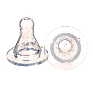 Набор молочных сосок Lubby, от 6 месяцев, размер X, быстрый поток, силикон, 2 шт. 000000000001135413