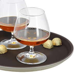 Круглый поднос Luxstahl, 27 см 000000000001064836