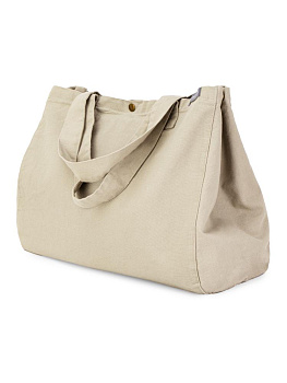 Сумка 38х44х22 DE'NASTIA Sea Salt Washed натуральный хлопок 000000000001225551