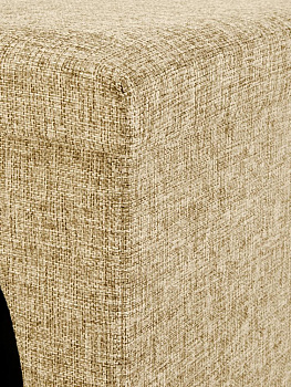 Пуфик-домик для животных складной 38х38х38см куб бежевый рогожка 000000000001226410