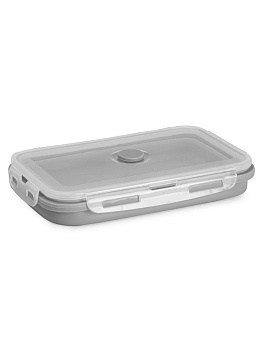 Контейнер складной 1,2л серый силикон 000000000001229069