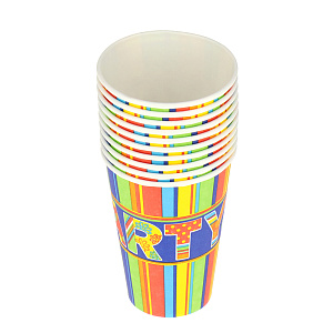 Набор одноразовых стаканов New Party Pap Star, 200мл, 10 шт. 000000000001142484