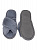 Туфли домашние-тапки р.40-41 LUCKY накрест серый искусственный мех полиэстер 000000000001204937