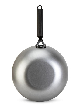 Сковорода ВОК 30см бакелитовая ручка антипригарное покрытие нержавеющая сталь 000000000001228444