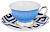 Чайная пара (чашка 200мл) BALSFORD Палитра Янира небо фарфор 000000000001185938