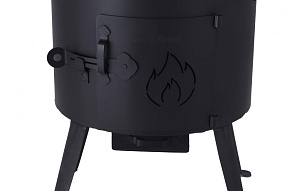 Учаг для казана 4,5л D29,5см h56см толщина бортов 0,2см KUKMARA сталь 000000000001210741