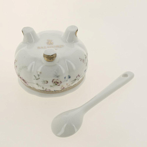 Баночка для джема 50мл BALSFORD Франсуаза с ложкой подарочная упаковка фарфор 000000000001203947