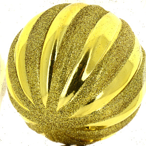 Набор шаров Мандарин 10смх2шт золото пластик PC04132G 000000000001180110