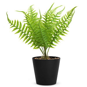 Цветок искусственный растение Папоротник 45см в горшке 000000000001218508