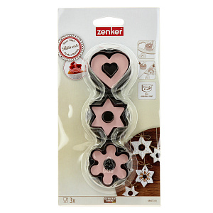 Формы для печенья Zenker, 3 шт. 000000000001168146