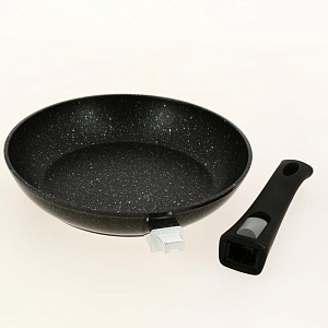 Сковорода 24см CRISTELLE Black stone кованый алюминий Cr2375 000000000001205266