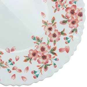 Тарелка обеденная 25,5см FARFORELLE Сакура опал 000000000001005177