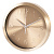 Часы настенные кварцевые Такт золотой (корпус из алюминия, циферблат из полистирола, питание от батарейки типа AA 25,2x4,2см 79663 000000000001195746