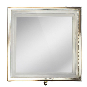 Шкатулка 14х14см серебро 000000000001216380