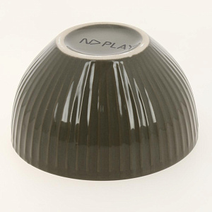 Салатник 13см матовый рефленый с пятнышками фарфор 290022 000000000001200481