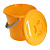 Ведро Либерти 10л с крышкой оранжевое С604КОРЖ VB604KORG 000000000001118925