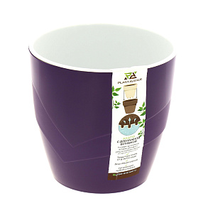 Кашпо/вставка Грация 1,2л  D13 H13 фиолетовый 000000000001185601
