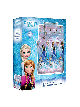 Комплект постельного белья Холодное сердце, 1.5 спальный 000000000001176349