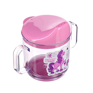 Кружка-Поильник Весёлые животные Lubby, от 6 месяцев, 150мл 000000000001135448