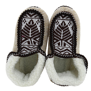 Тапочки домашние женские, коричневый, 36-37 размер 000000000001174630