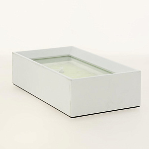 Часы настольные 6714 С термометром и гигрометром, зелёный 000000000001158340